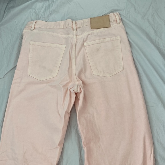 Zara Pink Straight-Leg Denim - Picture 4 of 4